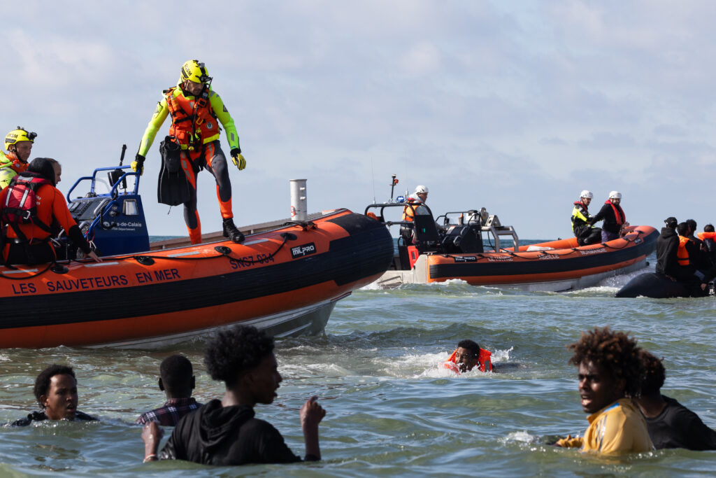 Migrant Crossing France